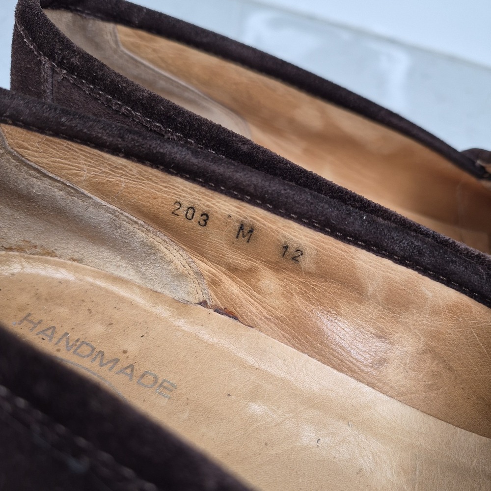 Church's Brown Suede Horsebit Loafers Men's UK 12 / US 13 England Gucci Style - Picture 9 of 13